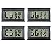 Mini medidores digitales de temperatura de humedad medidor de termómetro para interiores higrómetro pantalla LCD Fahrenheit (℉) para humidores, invernadero, jardín, bodega, nevera, armario