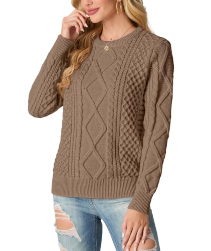 Image of GRECERELLE 2026 Womens Fall Winter Long Sleeve Casual Pullover Sweater Tops
