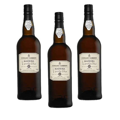 Madeirawein Cossart Gordon Verdelho 10 Years - Dessertwein - 3 Flaschen