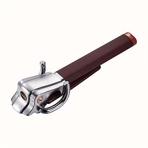Blueshyhall Car Steering Wheel Lock,Anti-Theft Locking Devices for Auto Car Vehicle Truck SUV,Brown