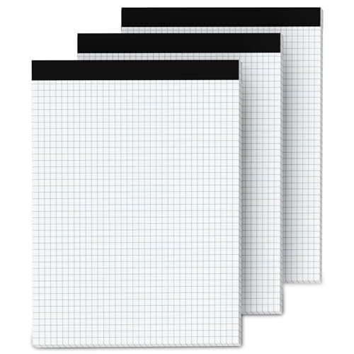 Graph Paper A4 Pad 3 Pack Squared Paper Grid Notebook Quad Ruled 4x4