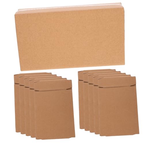KICHOUSE 10Piezas Cajas de Cartón Corrugado Embalaje y Envío Cajas Resistentes de Pequeñas y Almacenamiento
