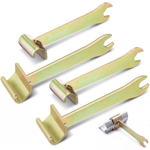 Clés à serrage de 135 et 155 mm | Lot de 4 outils de verrouillage à levier pour conduits