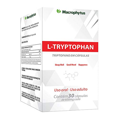 Triptofano (L-Tryptophan) 600Mg 30 Capsulas