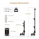 K&F Concept Wandmontage Dreieckiger Boom Arm 51-100cm, Alu Auslegerarm 180° Rotation Wall Mount Galgen für Fotografie Streaming Video Aufnahme,mit 3/8 1/4 Gewinde Universal Adapter,3-10KG Tragend