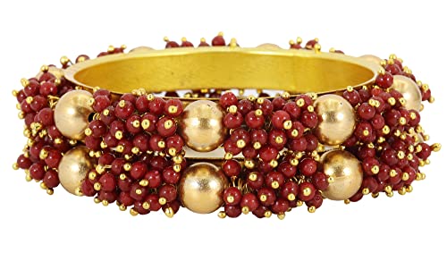 Image of NMII Metal and Zircon Studded Kadaa set for Women /Girls