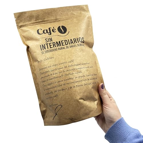 CAFE SIN INTERMEDIARIOS - Abrazos - Café Brasil En Grano Para Superautomática 1Kg - Tostado Semanal - Envasado y molinado al envío - Intensidad de sabor media - Ideal para Café cortado o Capuchino - imagen 3