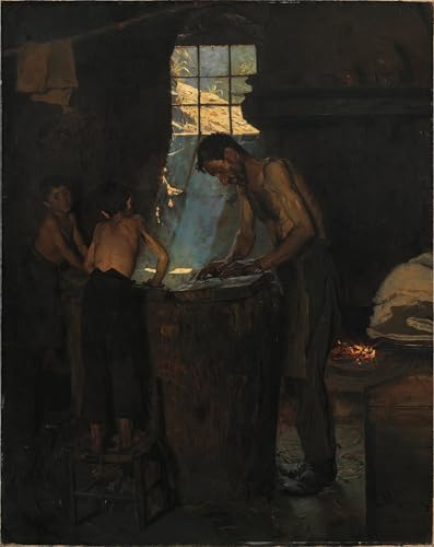 Impression Toile Peder Severin Krøyer 60x90cm : Décoration Murale Durable Anti-Reflet