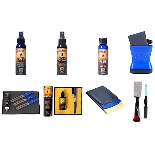 MusicNomad Total Guitar Spa 15 pc. Kit - Detail, Clean, Polish and Condition your Guitar or Bass (MN292)