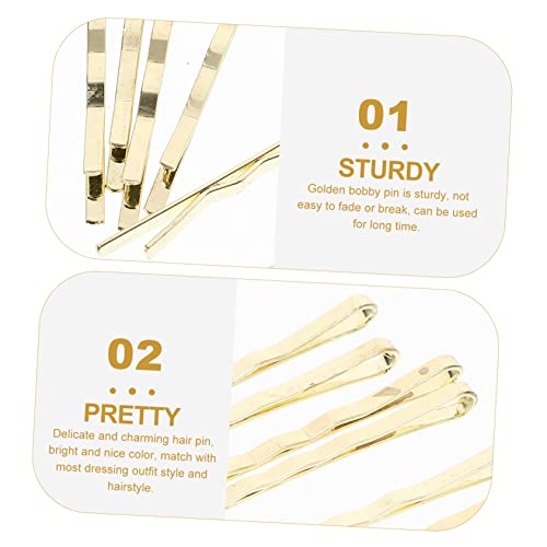Épingles à cheveux dorées lot de 180 accessoires chignon décoratifs