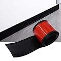 Baseboard Trim Flexible Wall Molding Trim 4in X 10Ft Self-Adhesive Wall Base Protect and Decorate The Bottom of The Wall(Black)