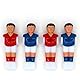 4 Stücke Tischfußball Figuren Kickerfiguren für 1,4 Tischfußball (2 stücke Rot und 2 stücke Blau)
