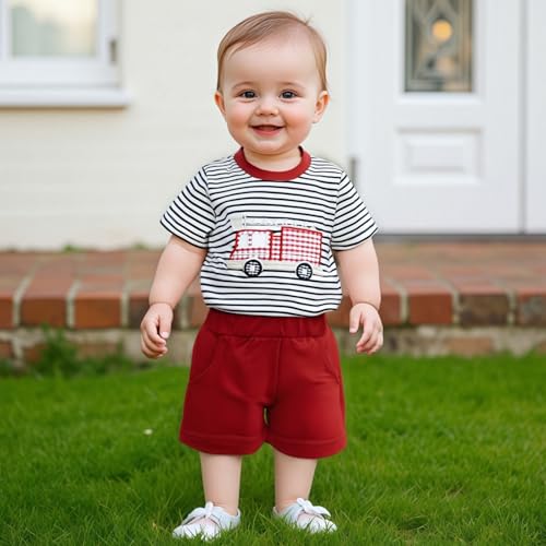 Football Baby Boy Girl Outfit Toddler Rugby Embroidery T Shirt Top Shorts Football Outfits Cute Summer Clothes2