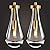 Feasey 2 Pcs Raindrop Chandeliers,Gold Pendant Light with Teardrops Shape,Modern Glass Pendant Light,Kitchen Island Lighting,Brass Hanging Light Fixture,for Bedroom,Laundry Room,Bulb Not Included