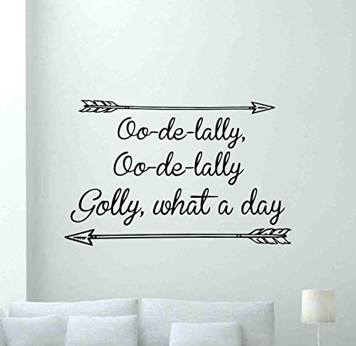Vinilo decorativo Robin Hood con frase para pared