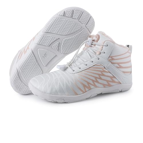 Hike Footwear HF Winter Barefoot Boots - Ergonomic Supportive Winter Barefoot Shoes, Zero-Drop Sole, Wide Toe Box Innovative Design Walking Boots Unisex