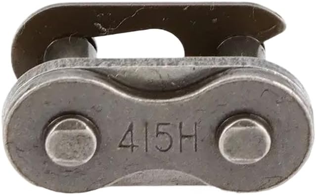 415H Chain Master Link For 2 Stroke Motorized Bike Gas Engine Parts Motorcycle Accessories Black Fits Most Standard Chains