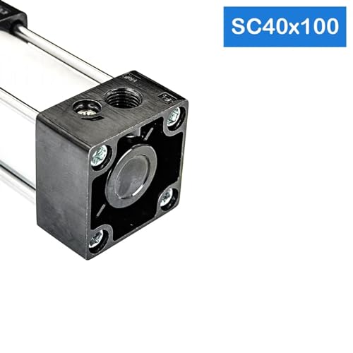 Cylindre pneumatique SC40X100 double effet piston air comprimé 40mm - 8