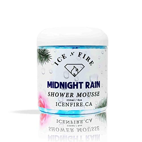 Ice N Fire - Surprise Body Wash with Hidden Jewelry Inside (Jewelry Valued up to $5,000) – Midnight Rain Hidden Ring Whipped Soap – Great Gift for Wife, Mother, Girlfriend - Ring Size 7