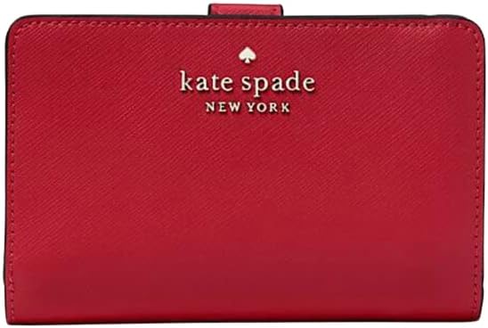 Kate Spade New York Staci Medium Compact Bifold Wallet In Red Currant