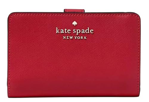 Kate Spade New York Staci Medium Compact Bifold Wallet In Red Currant #TOP18