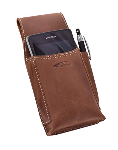 Étui de serveur pour ordinateur gastronomique Menzo sacoche ceinture holster marron delta