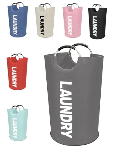 Laundry Basket 90L Foldable Washing Bin Freestanding Clothes Hamper