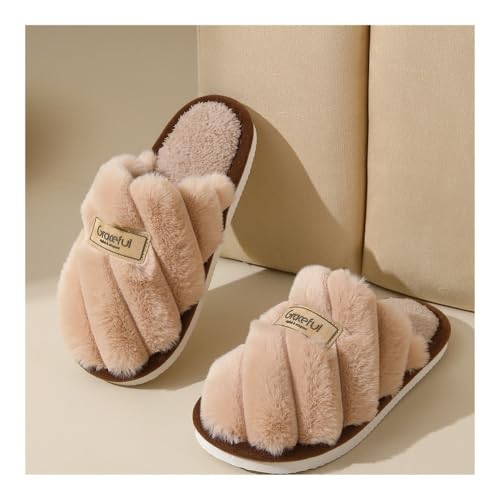 Sandals, Women's Winter Slippers - Thick-Soled Warm Cotton Indoor House Shoes Shower Shoes3