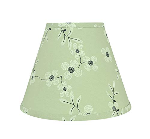 Image of Aspen Creative 59103A, Empire Uno Lamp Shade, Light Green, 5" Top x 10" Bottom x 8" Slant Height, Slip UNO 33mm