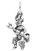 Produktbild Silber Anhänger Teufel 925 Sterling Silber