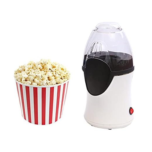 Hot Air Popcorn Popper, Electric Pop Corn Maker, Quick Snack, Ingen olja behövs