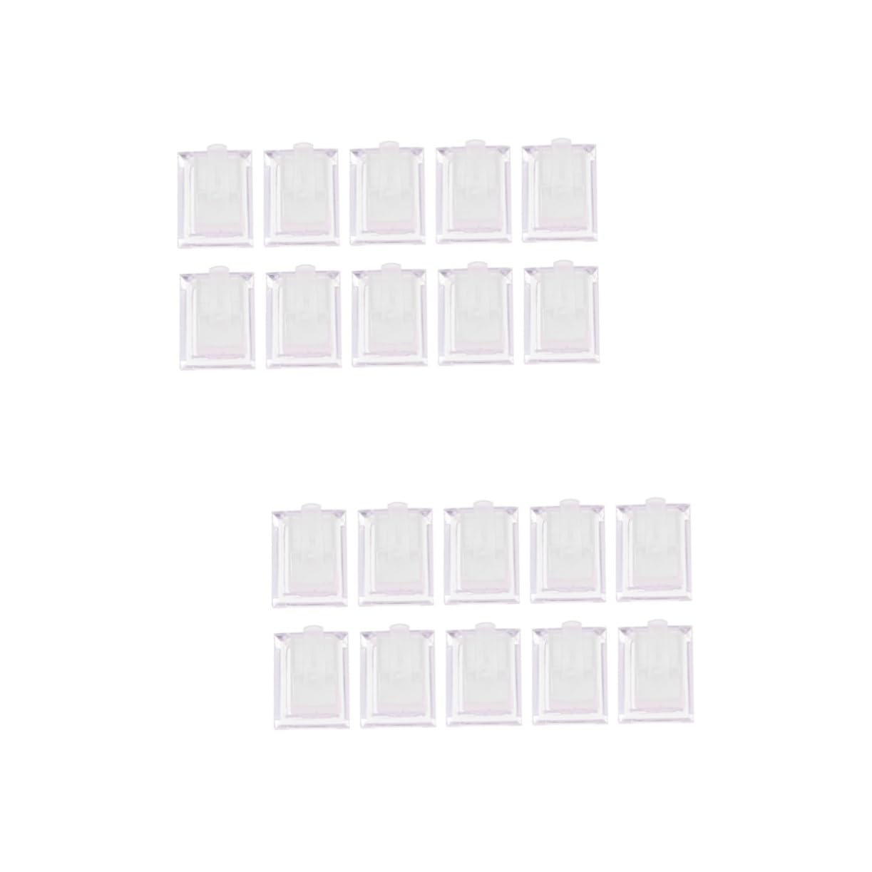 Ipetboom 2sets Jewelry Ring Display Holder Stands Acrylic Ring Holders for Organizer Display Rack 10pcs*2