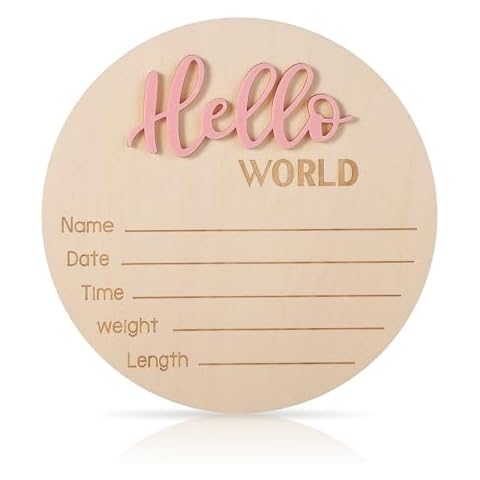 Newborn Announcement Sign by NQEUEPN Cover