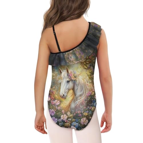 Image of Girls One Piece Swimsuits Size 3-14 Trendy Ruffle Bathing Suit Casual Hawaiian Summer Beach Swimwear