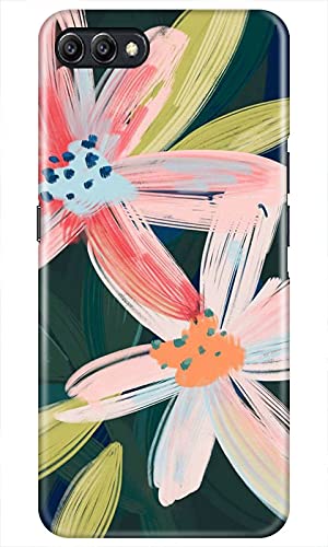 Arisha Hard Plastic 3D Printed for Stylish Designer Flower & Multi Colour for Girls & Boys Printed Back Cover for Oppo A3S