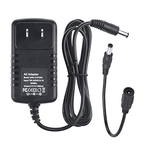 PKPOWER 21V AC DC Adapter for Shark 15.6V SV75_N Series SV75N SV75Z SV75SP SV75C SV7514 N14 Cordless Pet Perfect Hand Vacuum Vac Power Supply Cord Cable Battery Charger PSU