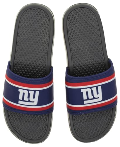 Image of FOCO NFL Team Printed Slide Sandals - Officially Licensed Football Fan Footwear for Comfort & Style