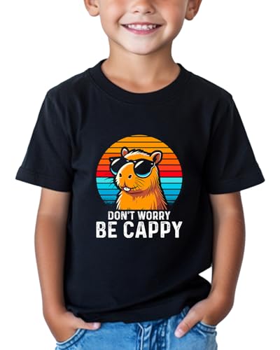 Toddler T-Shirts, Baby Boy Girl Kids Animal Graphic Tees Funny Letter Print Sunmmer Clothes Short Sleeve 2-8T