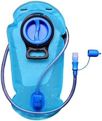 PerCare Hydration Bladder 2 Liter Leak Proof Reservoir, TPU Free Hydration Pack Replacement for Hiking Cycling Running Large Opening, Non Toxic Easy Clean Water Bladder