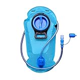 PerCare Hydration Bladder 2 Liter Leak Proof Reservoir, TPU Free Hydration Pack Replacement for Hiking Cycling Running Large Opening, Non Toxic Easy Clean Water Bladder