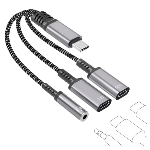 Casque USB C et prise audio auxiliaire pour écouter votre musique en voiture