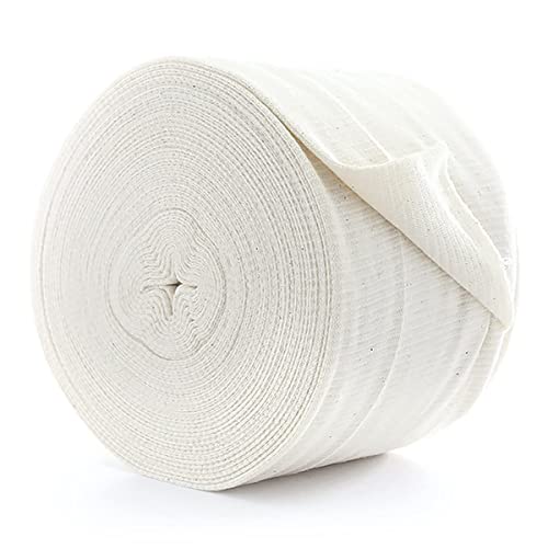 Pansement tubulaire en gaze de 10 m de long, grand rouleau tubulaire pour adultes, membres, cuisse, bras, cheville, bandage pour plaies, gaze (5 cm)