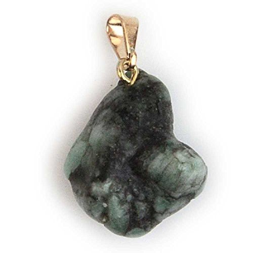 naturosphère Bijoux naturales – colgante piedra roulée en esmeralda