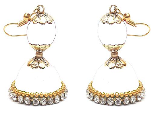 Silk Dori Jhumki Earrings Set