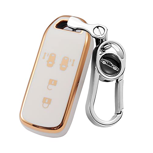 MDee NBOX スマートキーケース適用 Hondaホンダ N-BOXカスタム N-BOX+ Nワゴン N-WGN カスタム N-ONE N-BOX SLASH スラッシュ N-VAN スマートキーケース 傷のつきにくい 防塵 キーホルダー