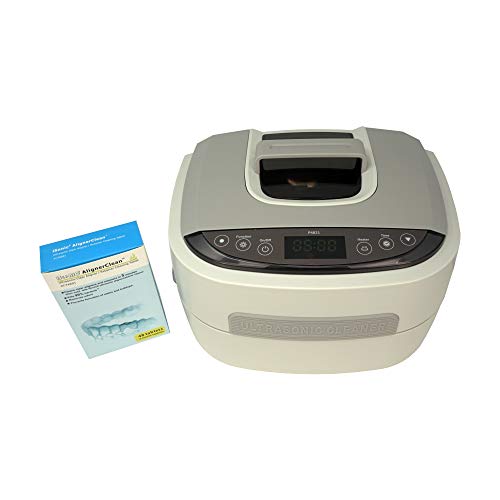 iSonic Ultrasonic CPAP Deep Cleaner (Small) P4821-CPAP, 2.6Qt/2.5L, 110V for North America, with SS. Weight Bracket, Cleaning Tablet, Beige - Thumbnail 6