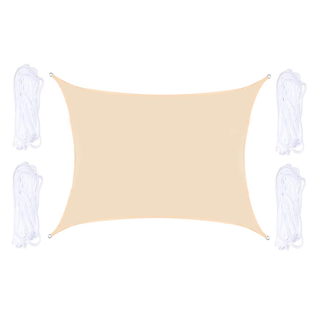 Outdoor Sunscreen Shade Capel, 6.5♚x16.5 Polyester Sunscreen Sail 95% UV Blocking, for Class Outdoor Patio Garden Backyard