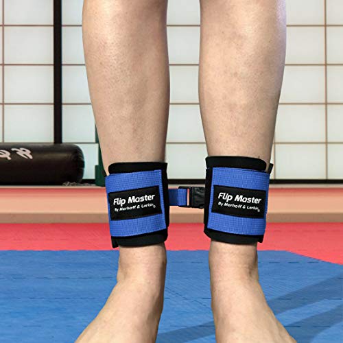 Flip Master Ankle Straps Tumbling Trainer | Gymnastics & Cheerleading Equipment For Back Flip/Tuck & Handspring Form | Adjustable Band For Girls, Boys & Adults | For Cheer, Dance & Gymnastic Practice #TOP4