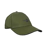 Aeronautica Militare Sombrero Hombre HA1212 Bordado Águila Turrita, verde militar, Talla única