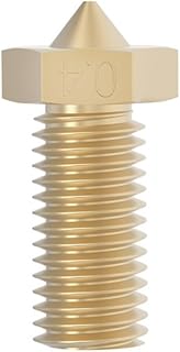 CHPOWER 0.6mm Clone CHT Volcano V6 Brass Nozzles 3D Printer High Flow Print Head Nozzle for Volcano Heater Block Hotend Extruder 1.75mm Filament